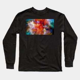 Colorful trees rainbow forest Long Sleeve T-Shirt